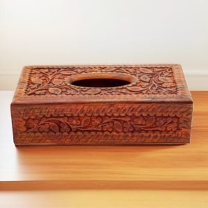 tissu box wood made