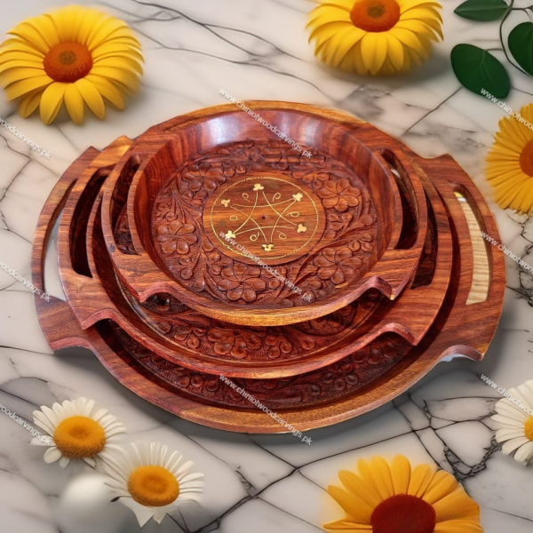 Wooden Serving platter set